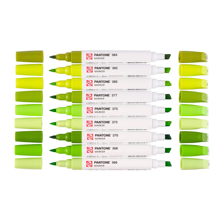 Talens | Pantone Marker Set 9x Green Yellow - Kidis Art