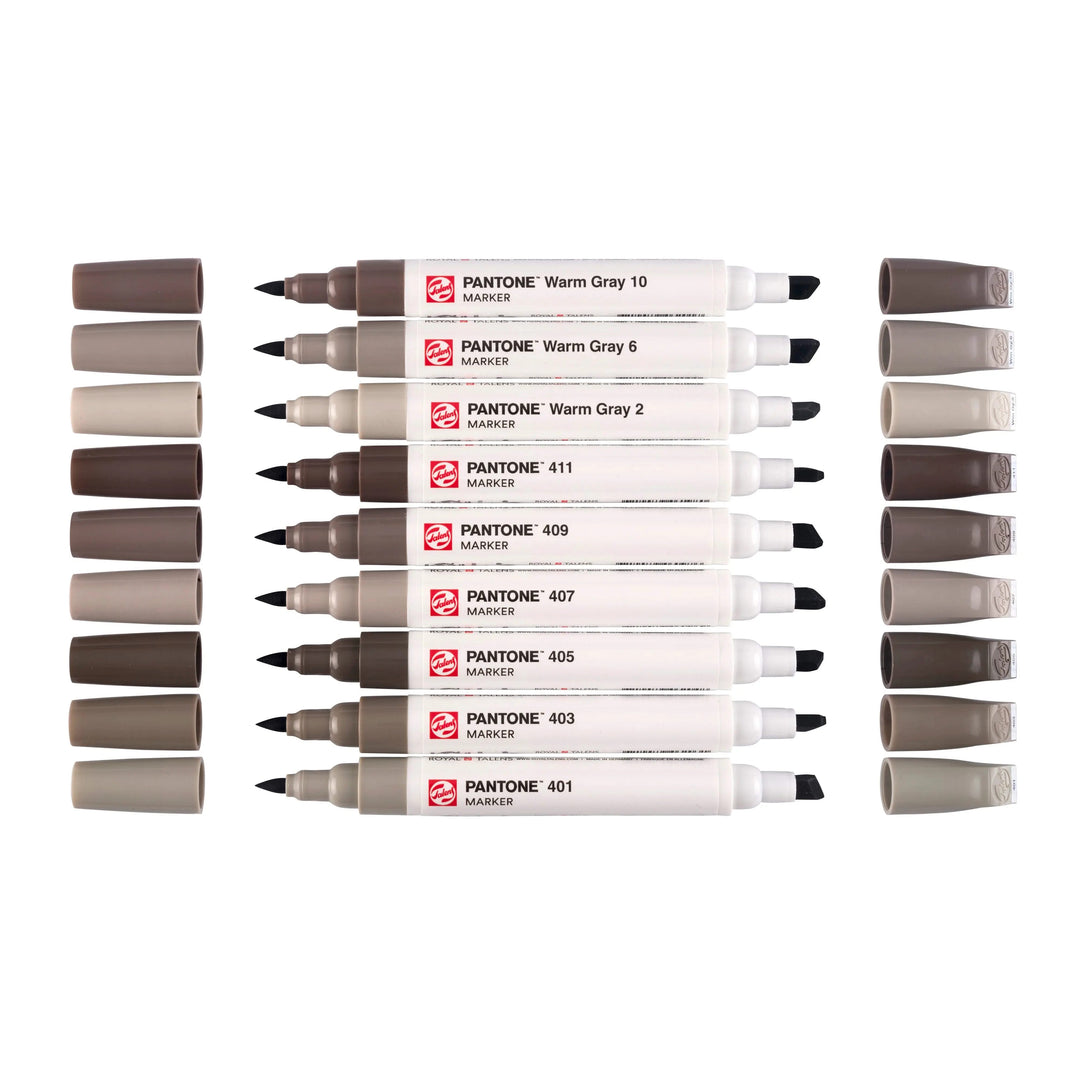Talens | Pantone Marker Set 9x Warm Gray - Kidis Art