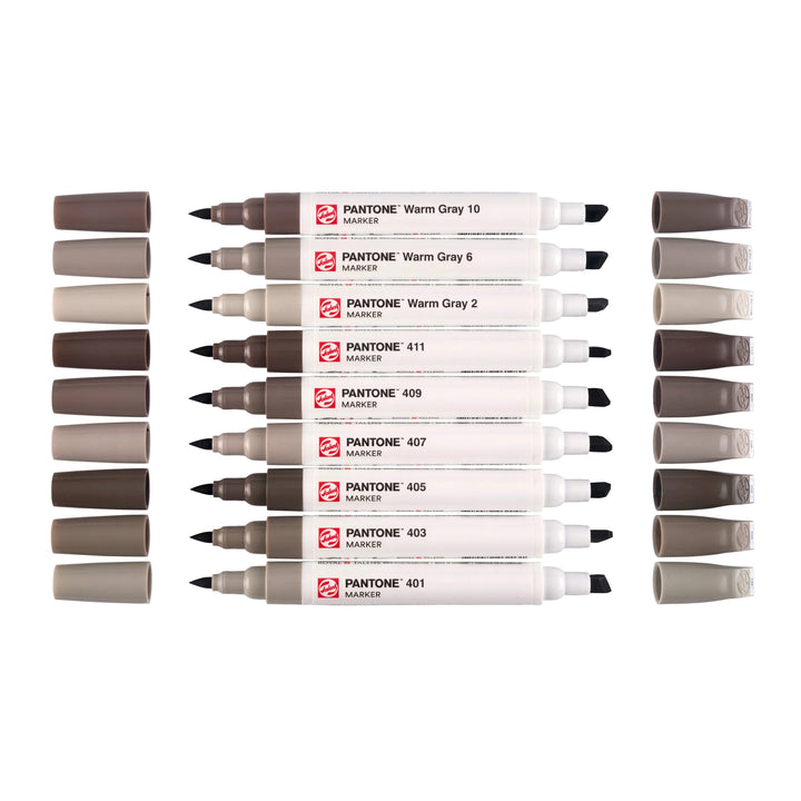 Talens | Pantone Marker Set 9x Warm Gray - Kidis Art