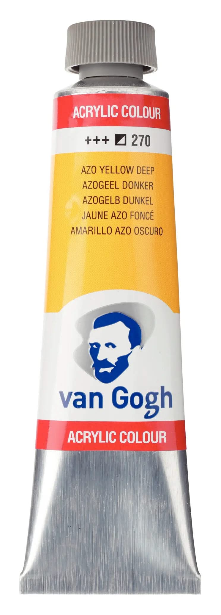 Van Gogh Acrylfarbe Tube 40 ml Azogelb Dunkel 270 - Kidis Art