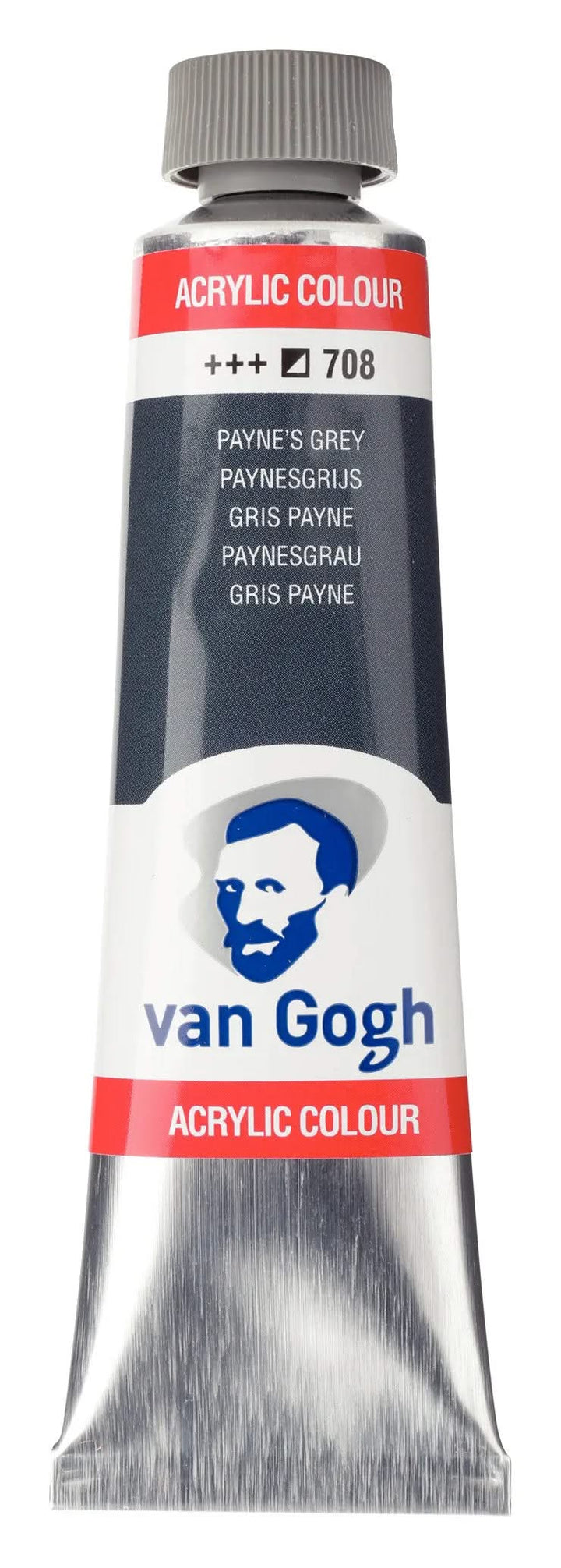 Van Gogh Acrylfarbe Tube 40 ml Paynegrau 708 - Kidis Art