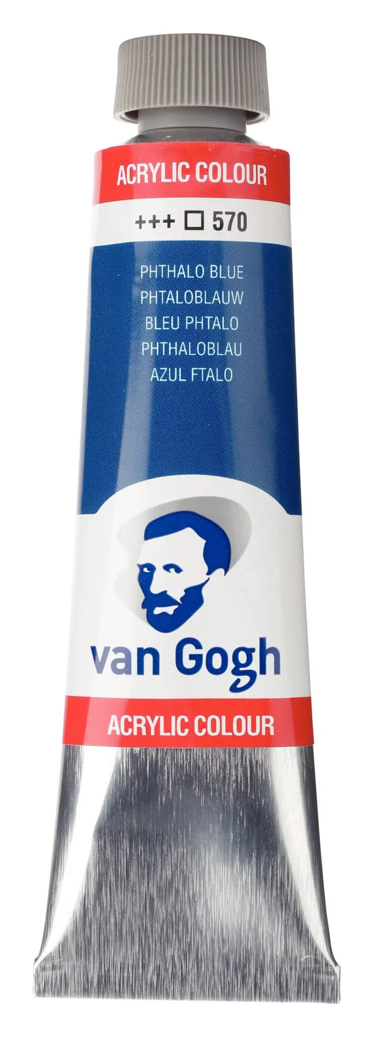 Van Gogh Acrylfarbe Tube 40 ml Phthaloblau (Primär) 570 - Kidis Art