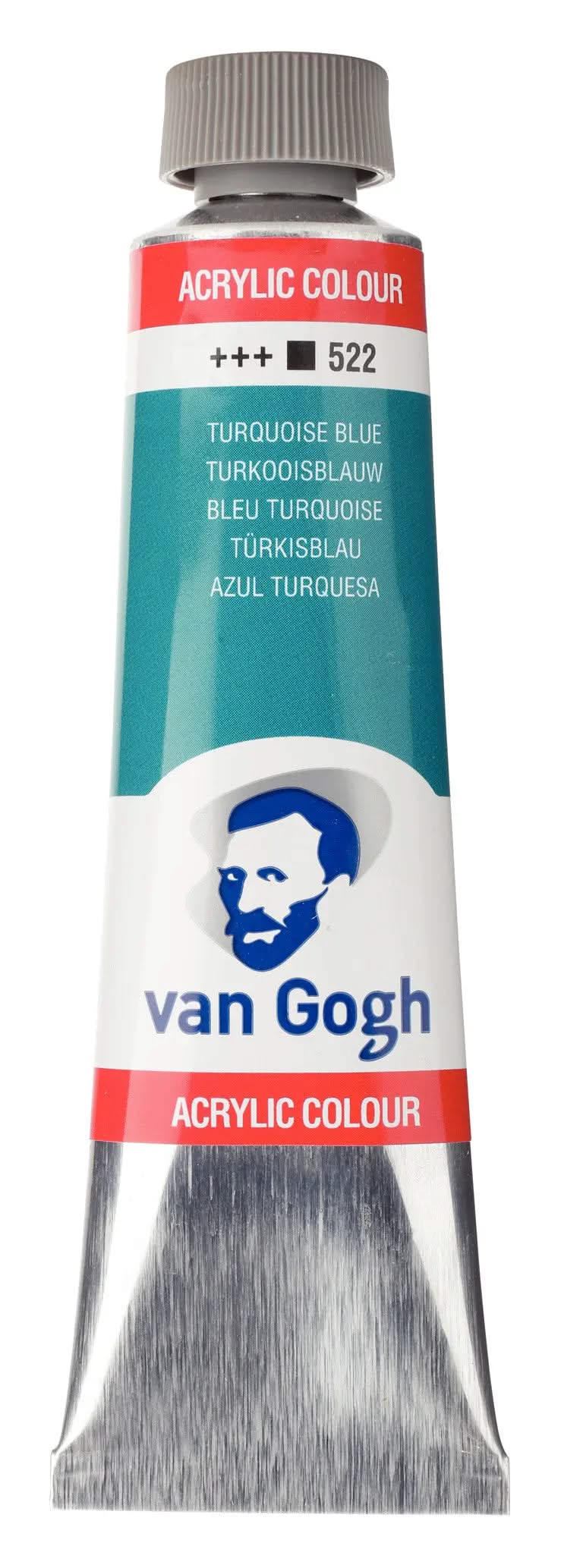 Van Gogh Acrylfarbe Tube 40 ml Türkisblau 522 - Kidis Art
