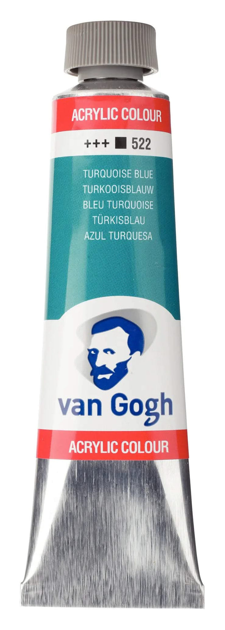 Van Gogh Acrylfarbe Tube 40 ml Türkisblau 522 - Kidis Art