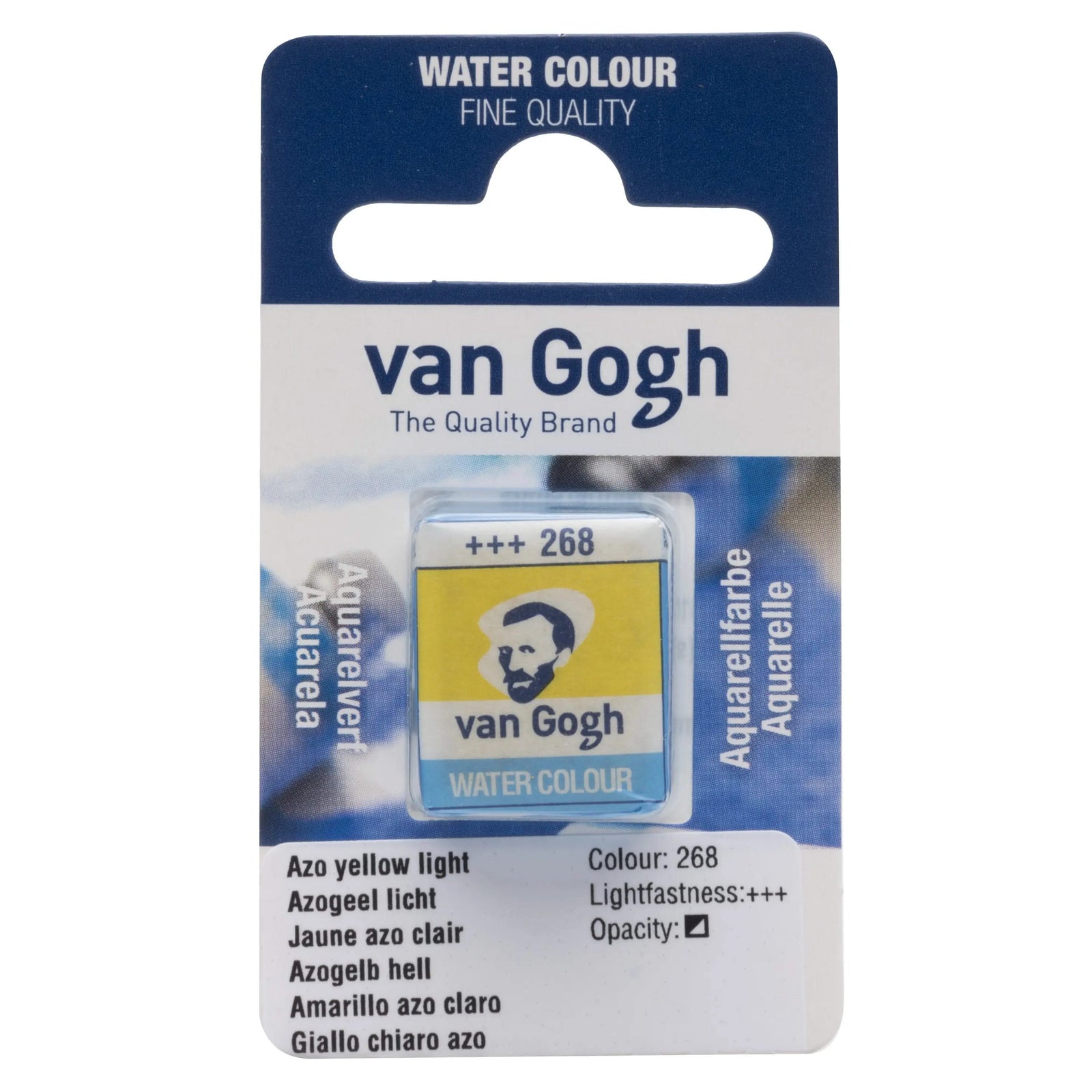 Van Gogh Aquarellfarbe Näpfchen Azogelb Hell 268 - Kidis Art