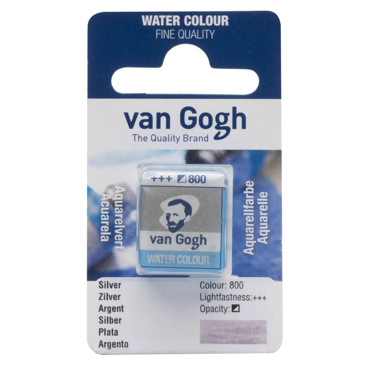 Van Gogh Aquarellfarbe Näpfchen Silber 800 - Kidis Art