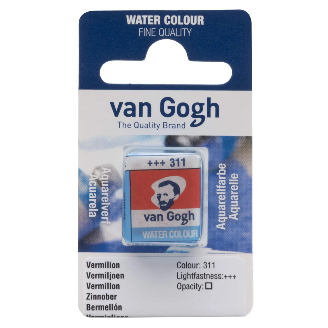 Van Gogh Aquarellfarbe Näpfchen Zinnober 311 - Kidis Art