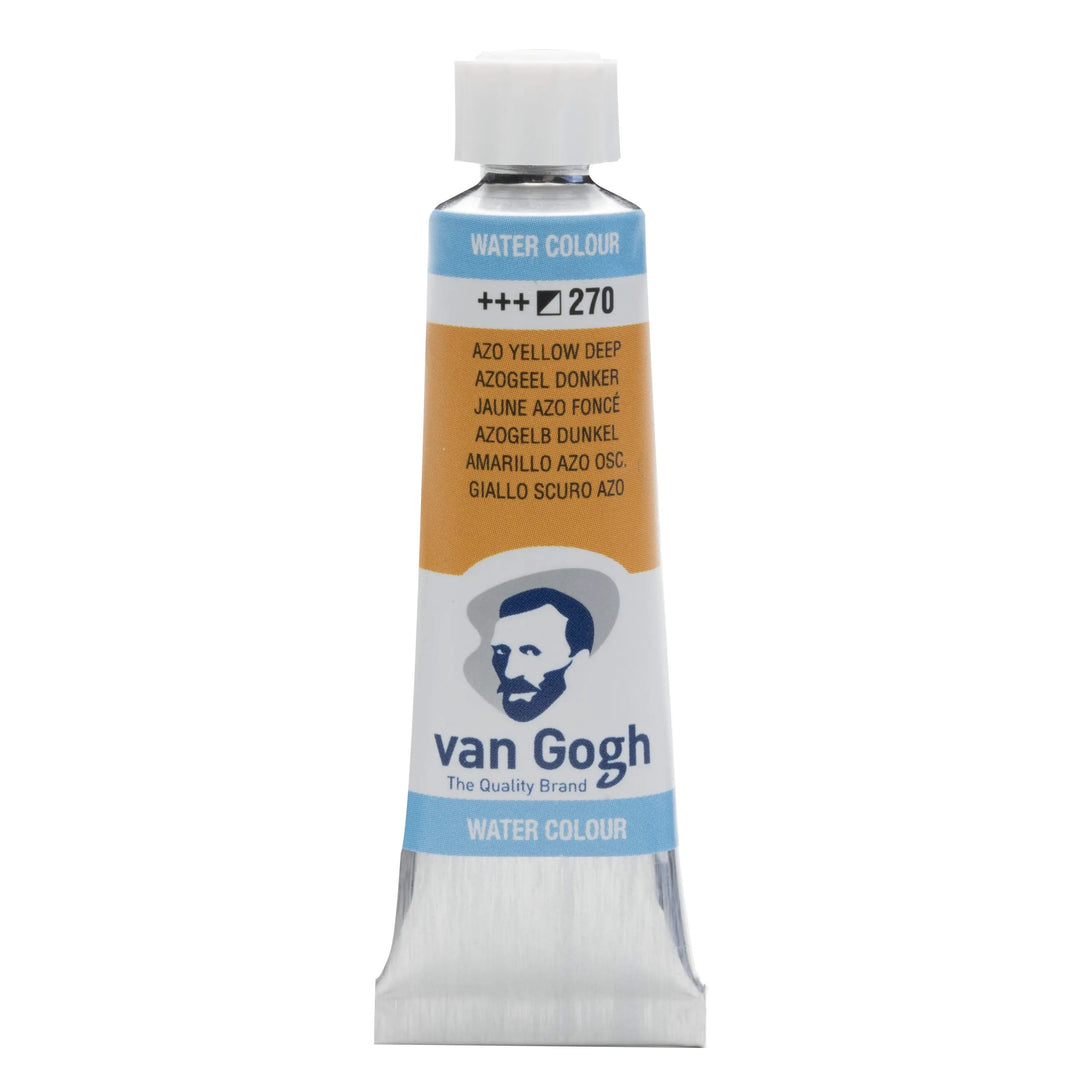 Van Gogh Aquarellfarbe Tube 10 ml Azogelb Dunkel 270 - Kidis Art
