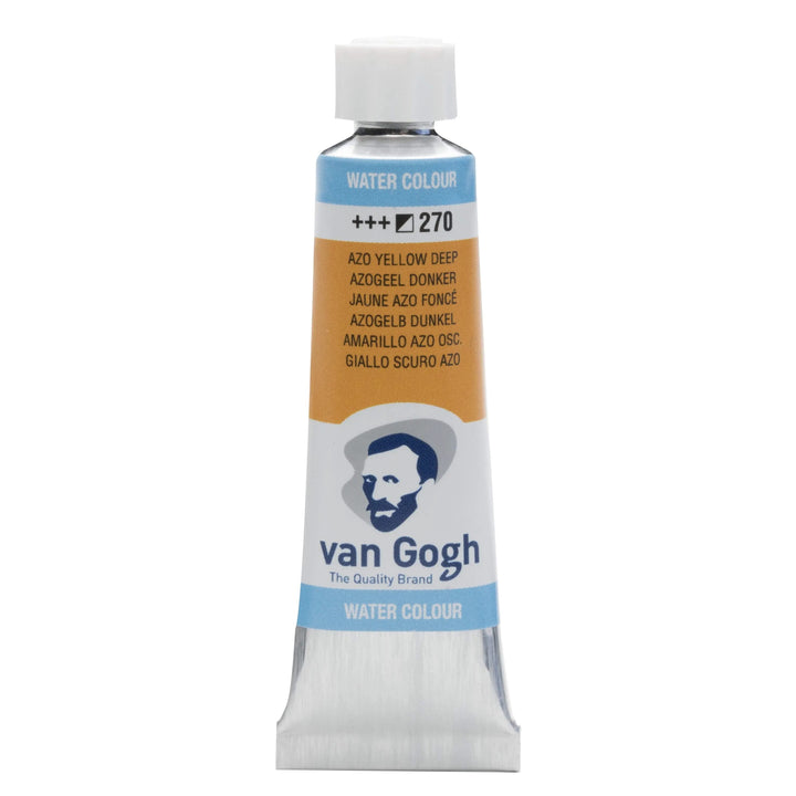 Van Gogh Aquarellfarbe Tube 10 ml Azogelb Dunkel 270 - Kidis Art