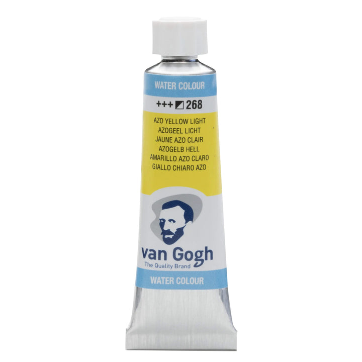 Van Gogh Aquarellfarbe Tube 10 ml Azogelb Hell 268 - Kidis Art