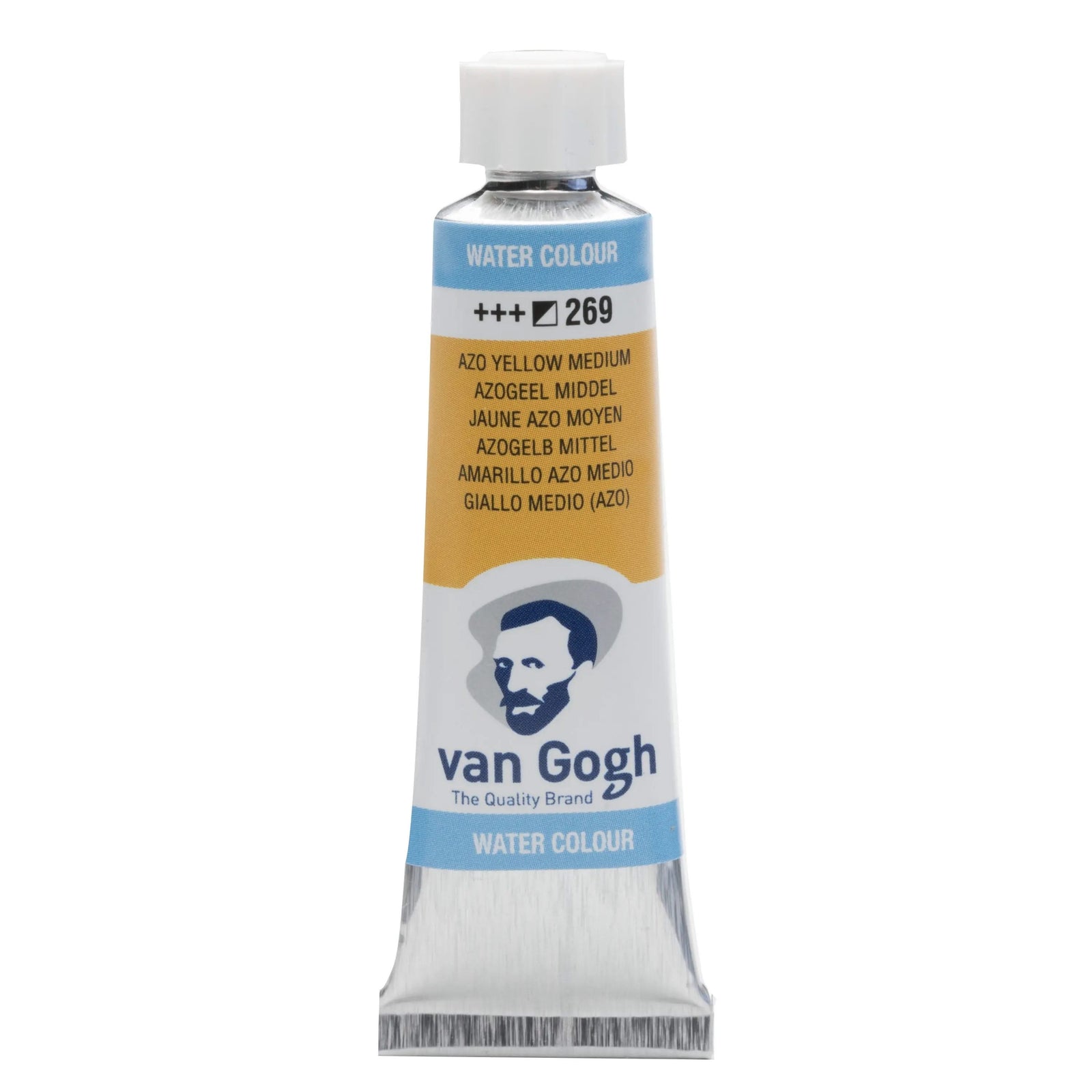 Van Gogh Aquarellfarbe Tube 10 ml Azogelb Mittel 269 - Kidis Art