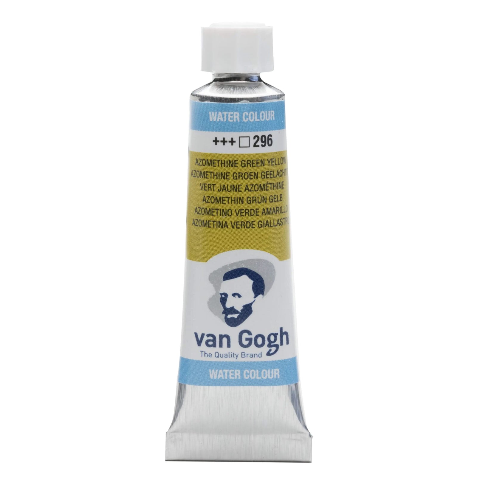 Van Gogh Aquarellfarbe Tube 10 ml Azomethin Grün Gelb 296 - Kidis Art