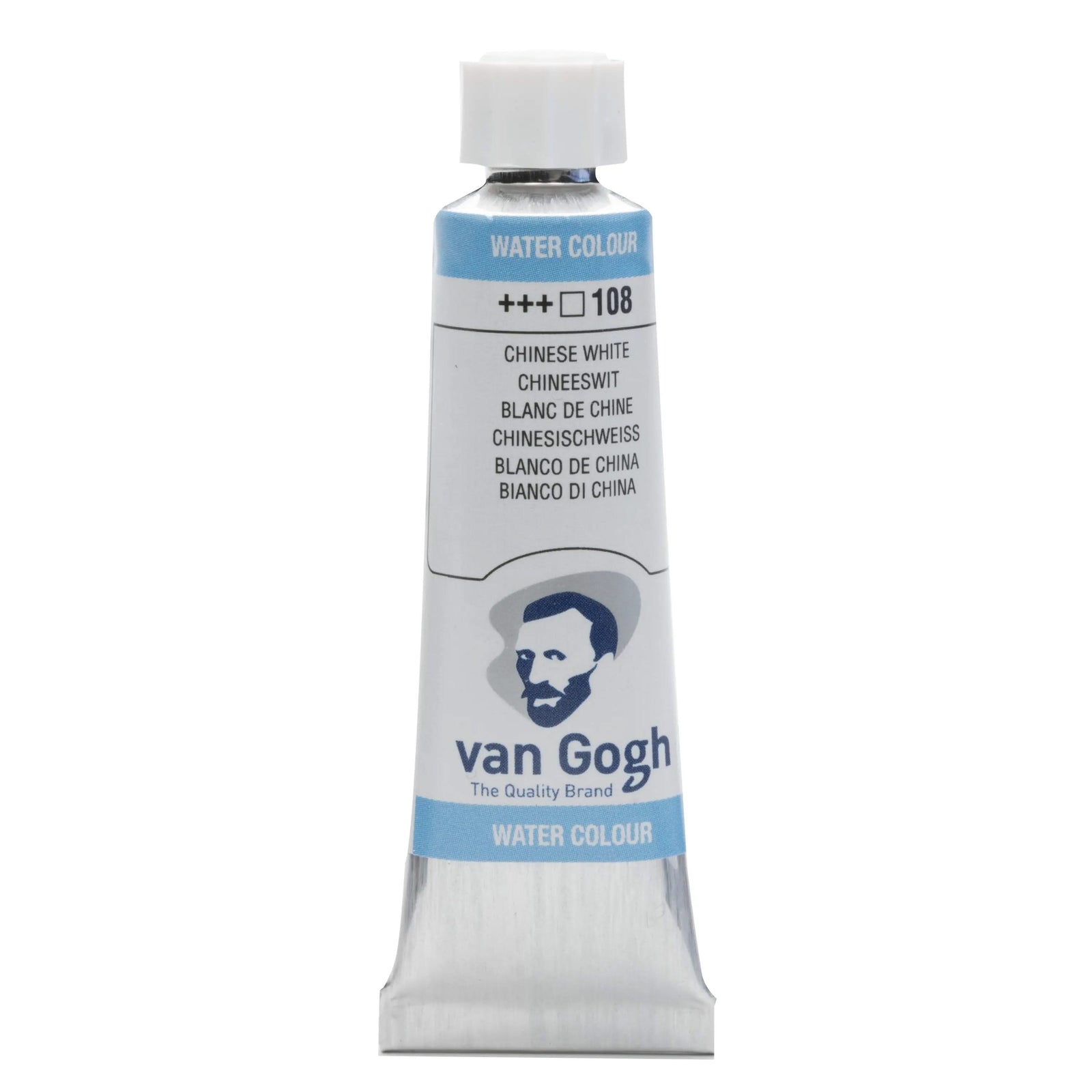 Van Gogh Aquarellfarbe Tube 10 ml Chinesischweiß 108 - Kidis Art