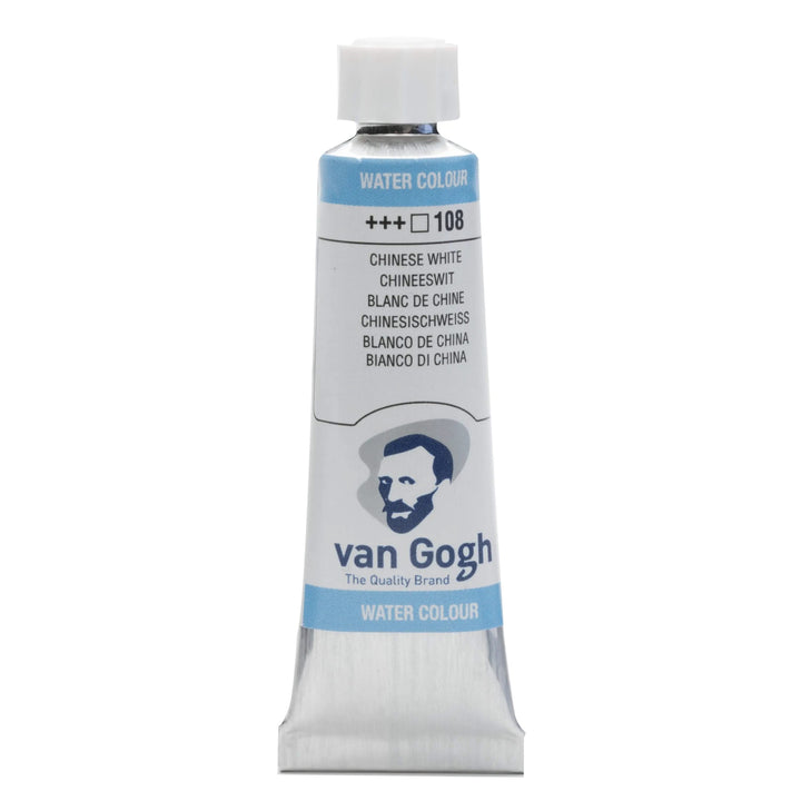 Van Gogh Aquarellfarbe Tube 10 ml Chinesischweiß 108 - Kidis Art