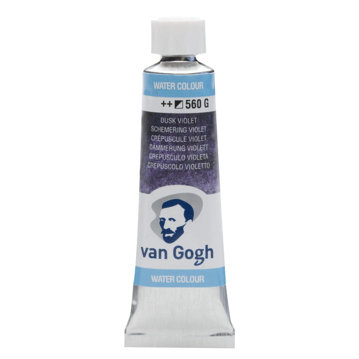 Van Gogh Aquarellfarbe Tube 10 ml Dämmerung Violett 560 - Kidis Art