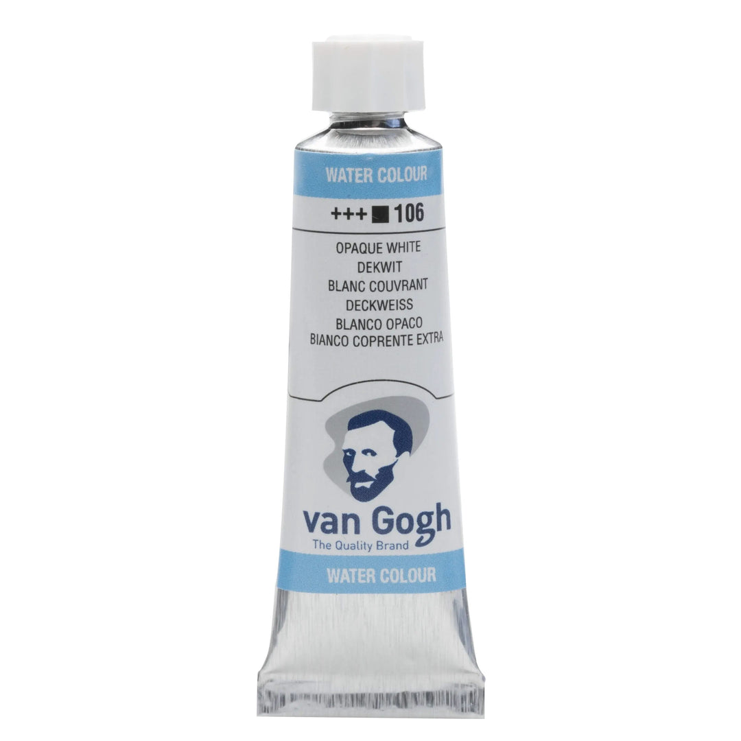 Van Gogh Aquarellfarbe Tube 10 ml Deckweiß 106 - Kidis Art