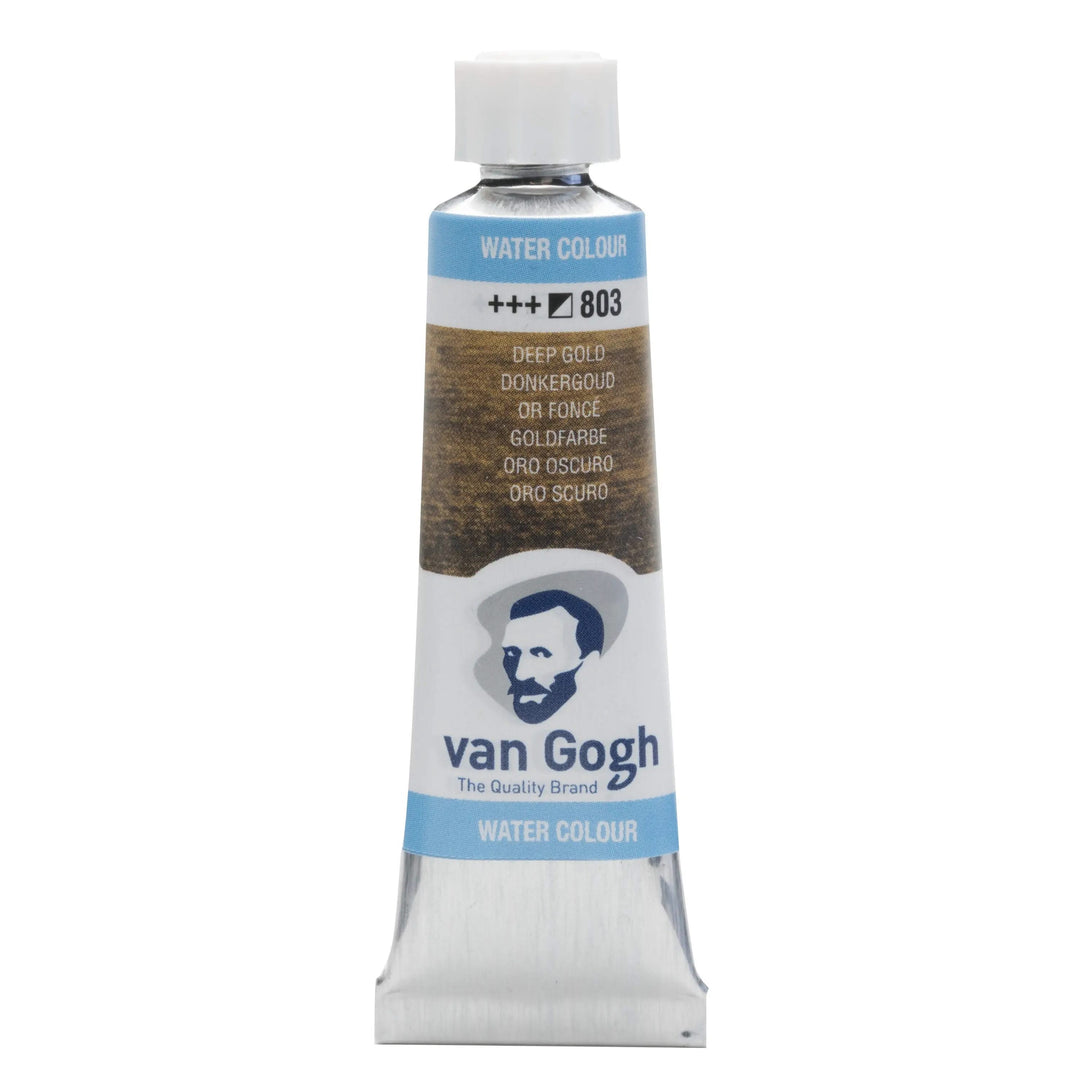 Van Gogh Aquarellfarbe Tube 10 ml Goldfarbe 803 - Kidis Art