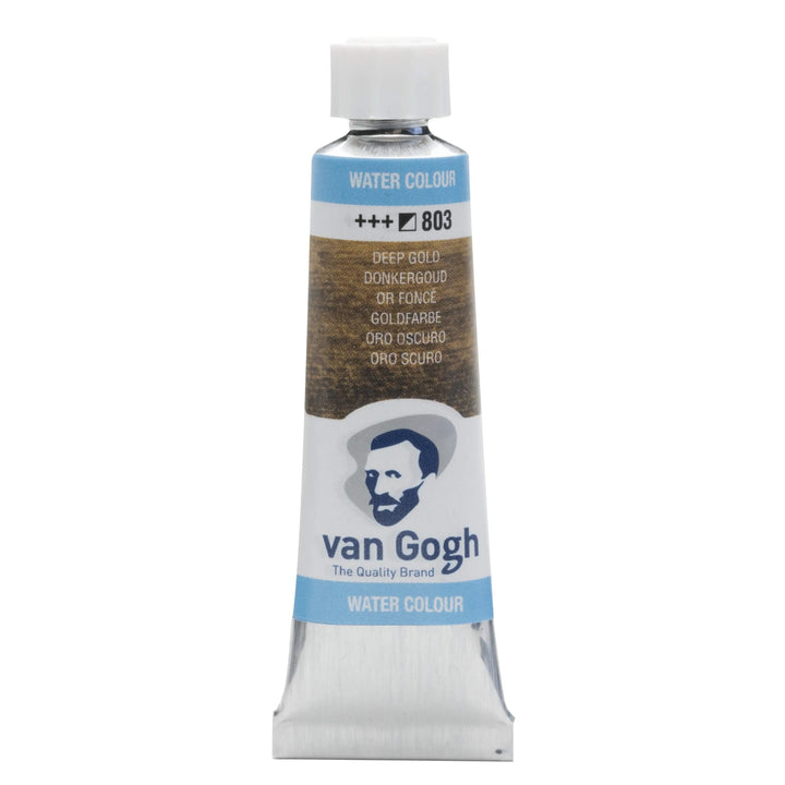 Van Gogh Aquarellfarbe Tube 10 ml Goldfarbe 803 - Kidis Art