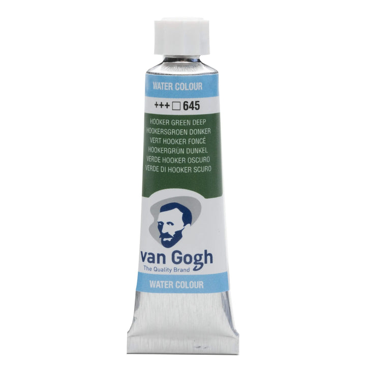 Van Gogh Aquarellfarbe Tube 10 ml Hookergrün Dunkel 645 - Kidis Art