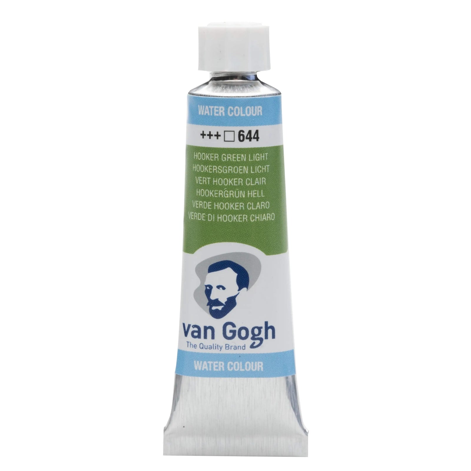 Van Gogh Aquarellfarbe Tube 10 ml Hookergrün Hell 644 - Kidis Art