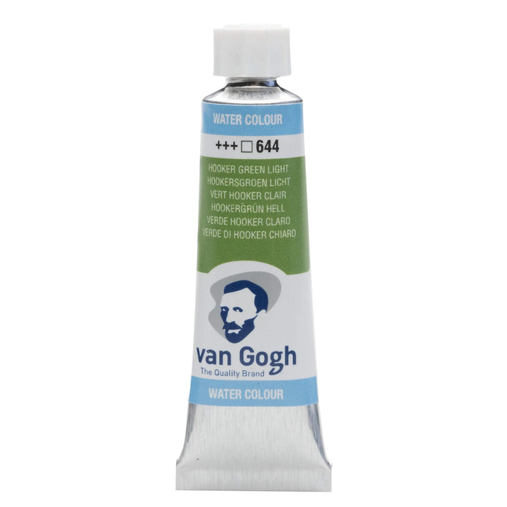 Van Gogh Aquarellfarbe Tube 10 ml Hookergrün Hell 644 - Kidis Art