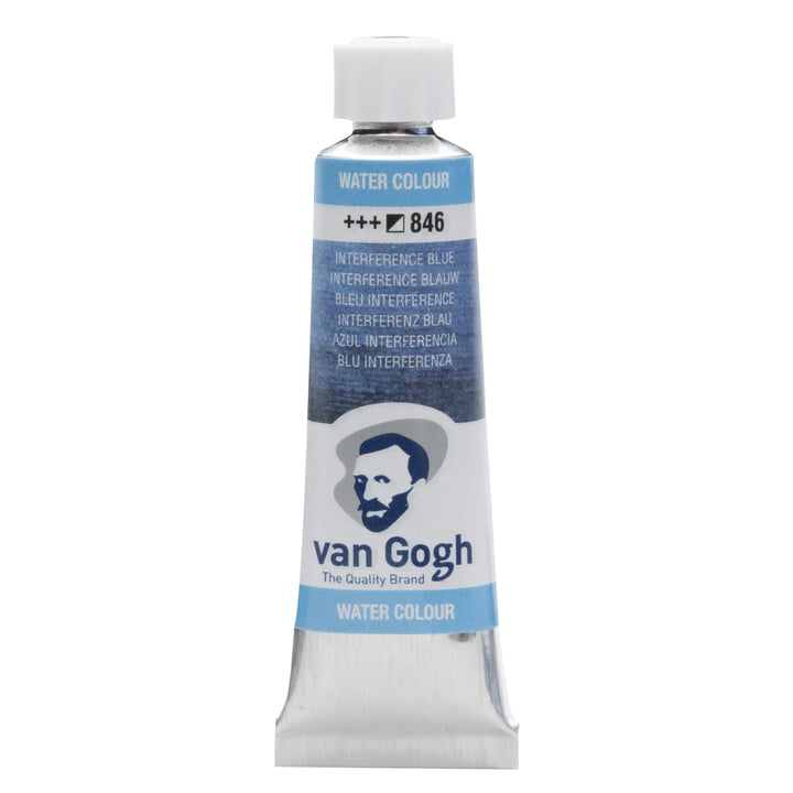 Van Gogh Aquarellfarbe Tube 10 ml Interferenz Blau 846 - Kidis Art