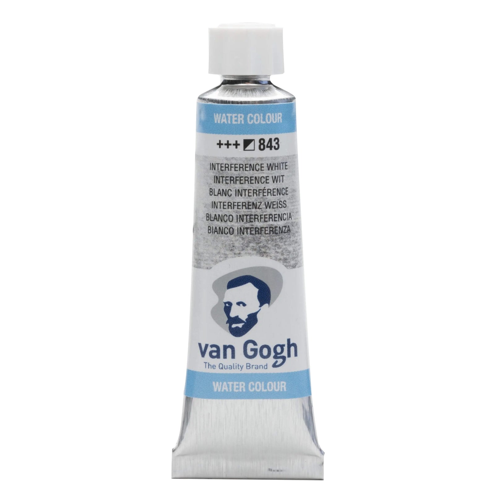 Van Gogh Aquarellfarbe Tube 10 ml Interferenz Weiß 843 - Kidis Art