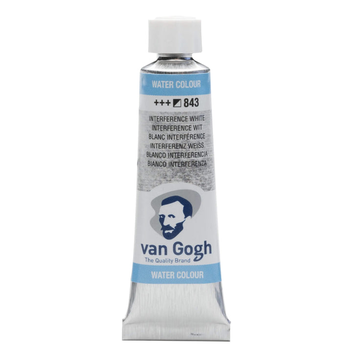Van Gogh Aquarellfarbe Tube 10 ml Interferenz Weiß 843 - Kidis Art