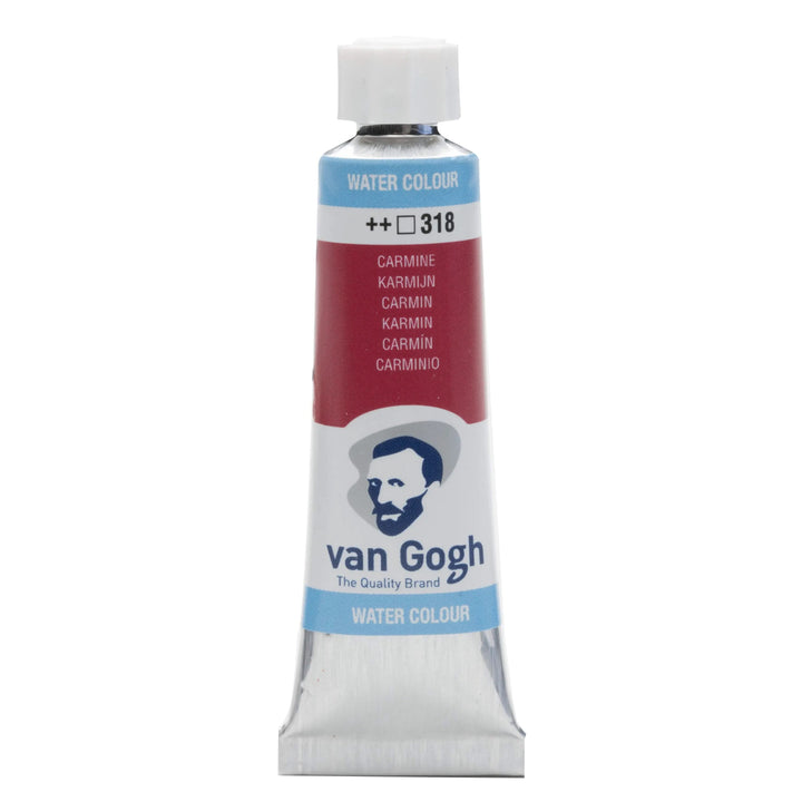 Van Gogh Aquarellfarbe Tube 10 ml Karmin 318 - Kidis Art