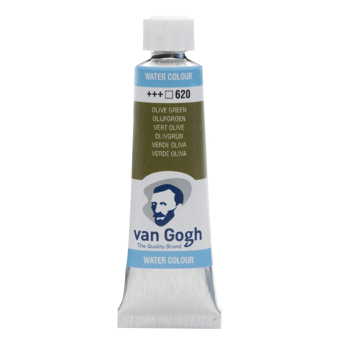 Van Gogh Aquarellfarbe Tube 10 ml Olivgrün 620 - Kidis Art