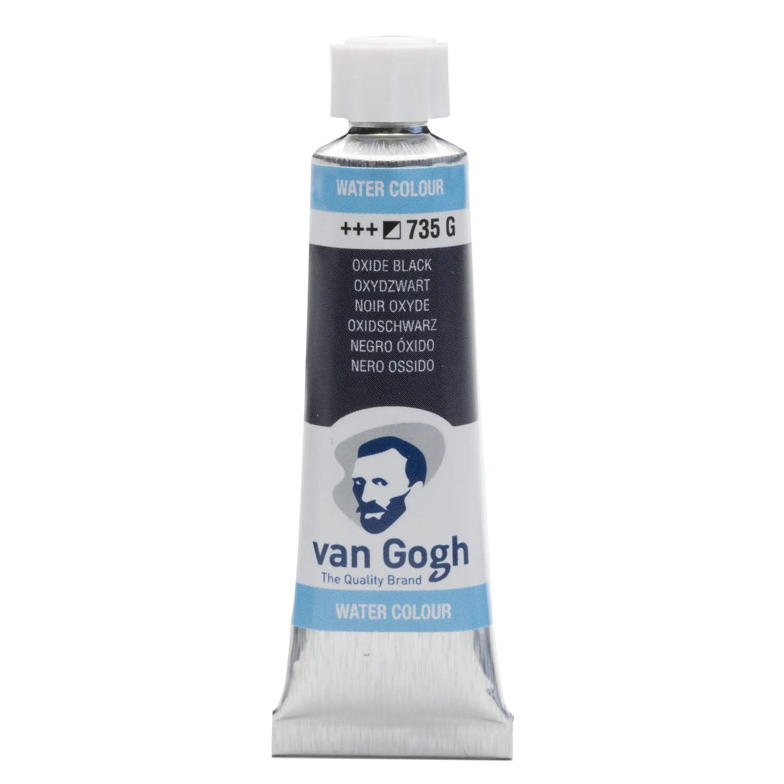 Van Gogh Aquarellfarbe Tube 10 ml Oxidschwarz 735 - Kidis Art