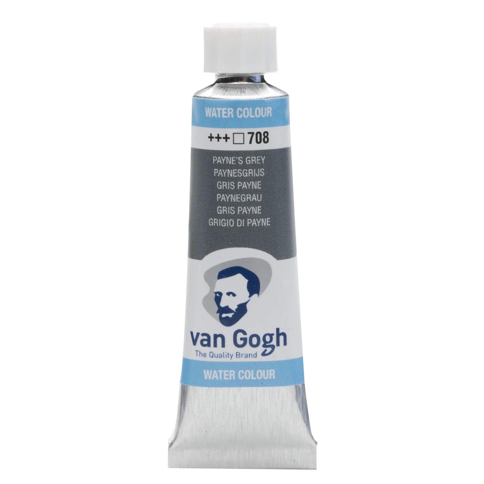 Van Gogh Aquarellfarbe Tube 10 ml Paynegrau 708 - Kidis Art