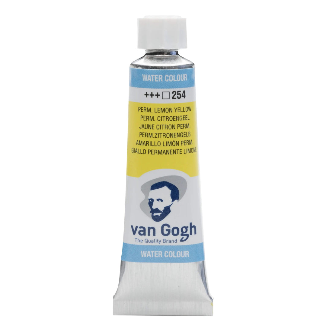 Van Gogh Aquarellfarbe Tube 10 ml Permanent Zitronengelb (Primär) 254 - Kidis Art
