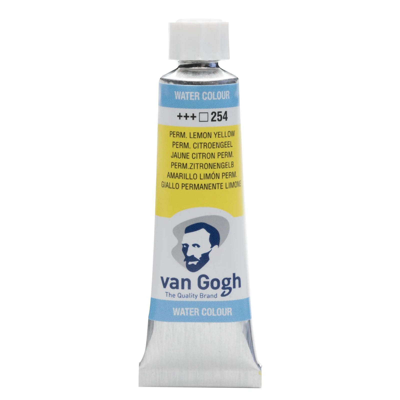 Van Gogh Aquarellfarbe Tube 10 ml Permanent Zitronengelb (Primär) 254 - Kidis Art