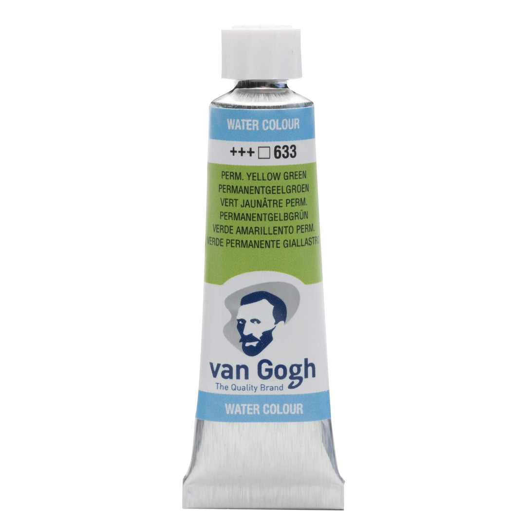 Van Gogh Aquarellfarbe Tube 10 ml Permanentgelbgrün 633 - Kidis Art