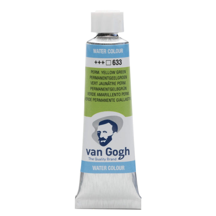 Van Gogh Aquarellfarbe Tube 10 ml Permanentgelbgrün 633 - Kidis Art