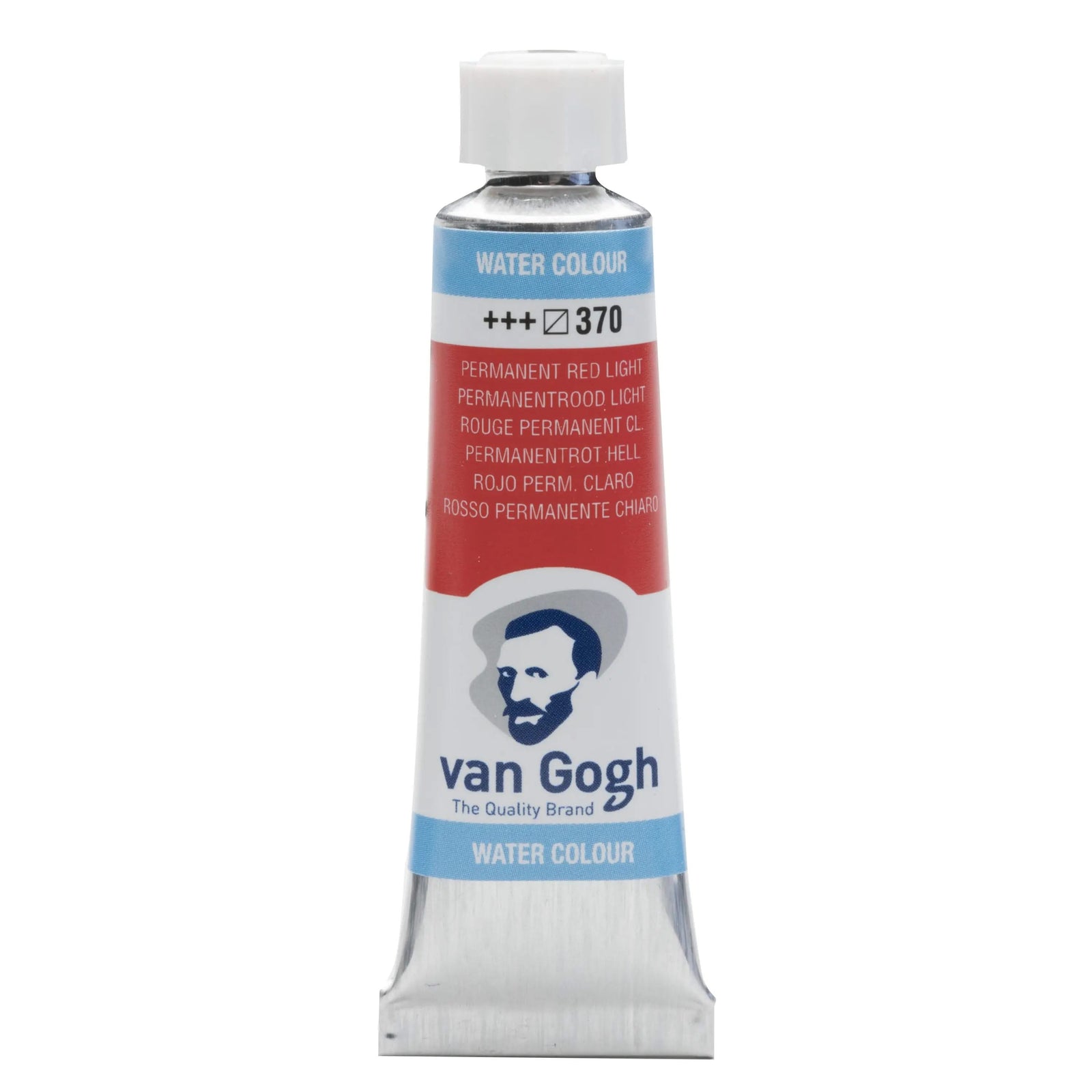 Van Gogh Aquarellfarbe Tube 10 ml Permanentrot Hell 370 - Kidis Art