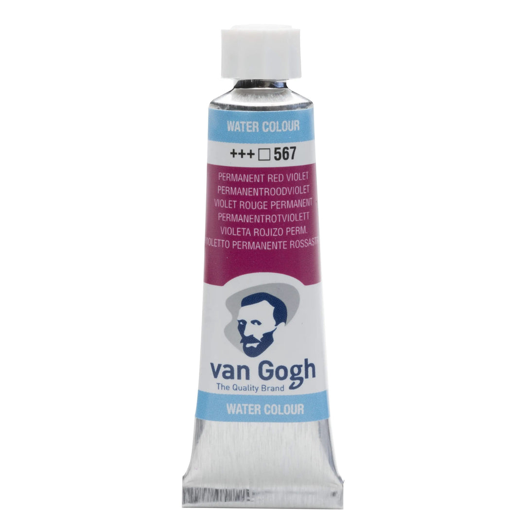 Van Gogh Aquarellfarbe Tube 10 ml Permanentrotviolett 567 - Kidis Art