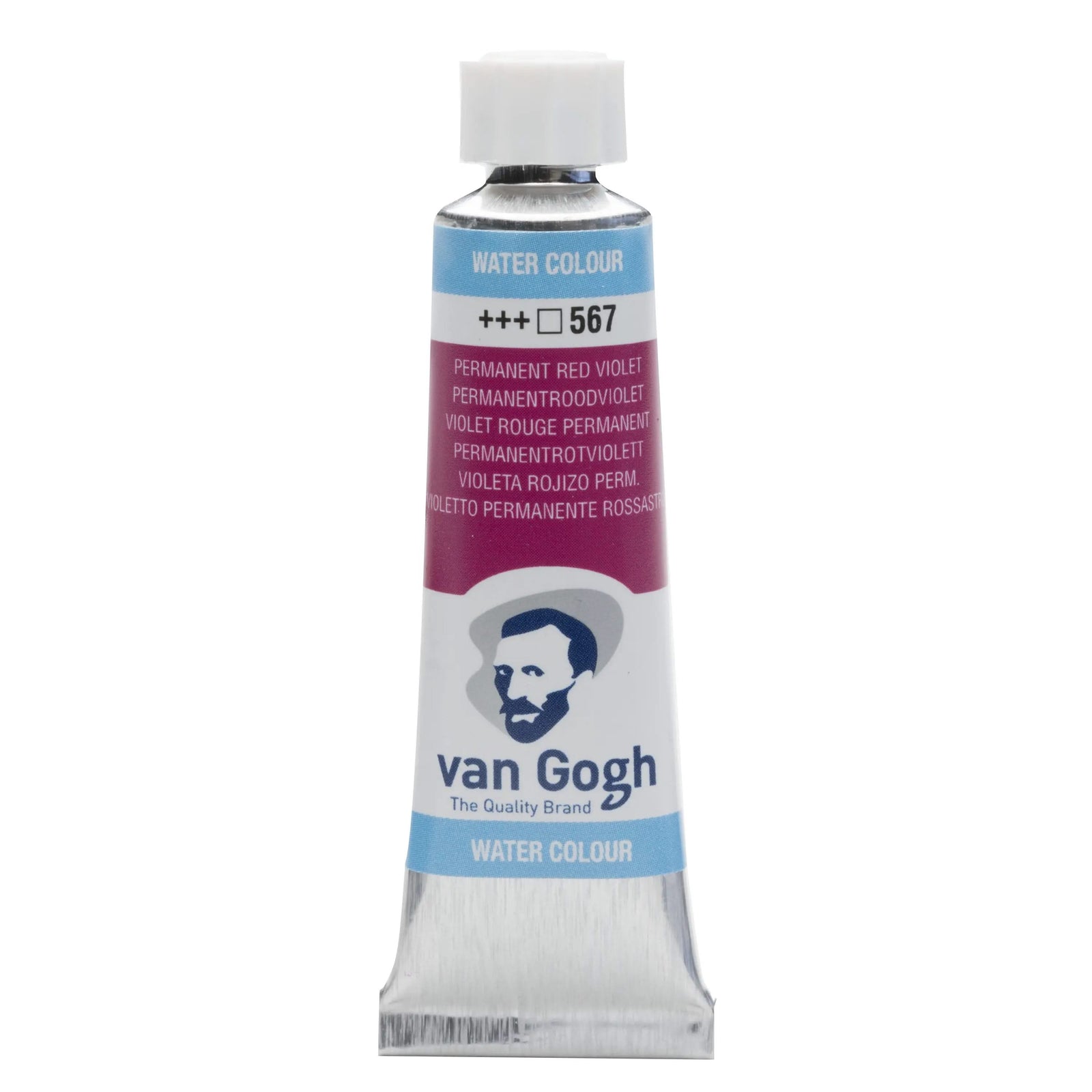 Van Gogh Aquarellfarbe Tube 10 ml Permanentrotviolett 567 - Kidis Art