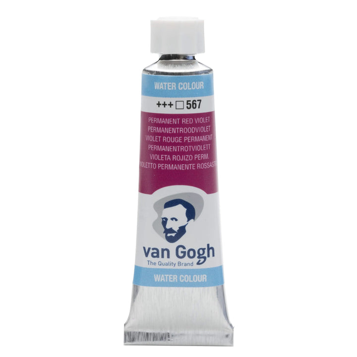 Van Gogh Aquarellfarbe Tube 10 ml Permanentrotviolett 567 - Kidis Art