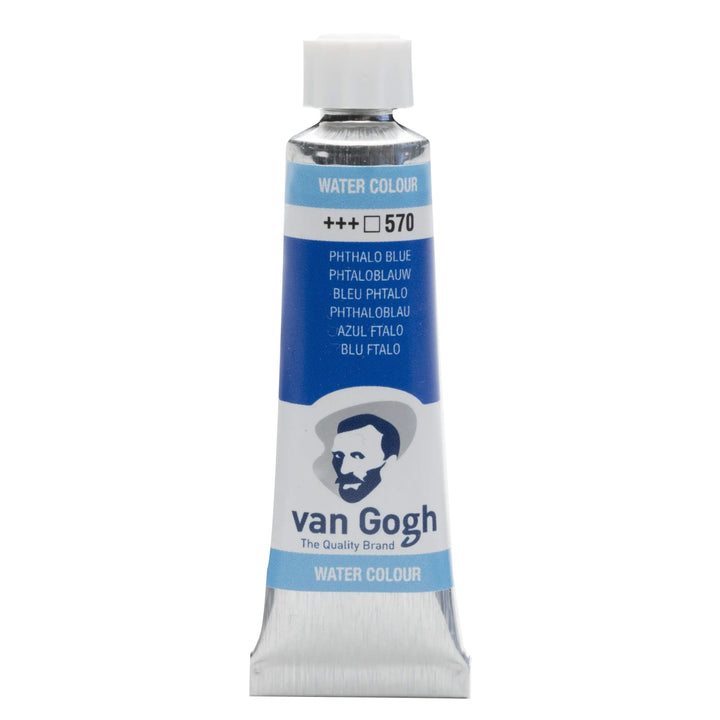 Van Gogh Aquarellfarbe Tube 10 ml Phthaloblau (Primär) 570 - Kidis Art