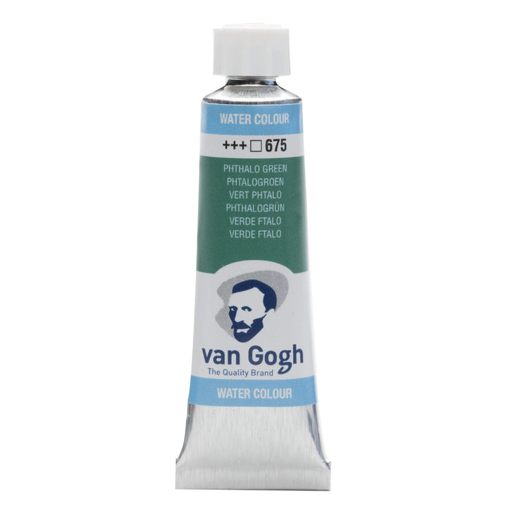 Van Gogh Aquarellfarbe Tube 10 ml Phthalogrün 675 - Kidis Art
