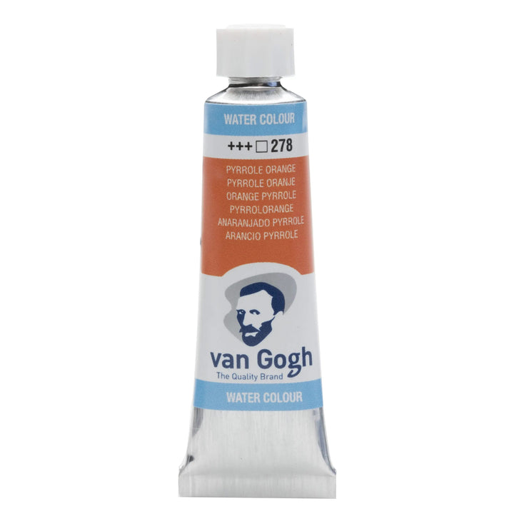 Van Gogh Aquarellfarbe Tube 10 ml Pyrrolorange 278 - Kidis Art