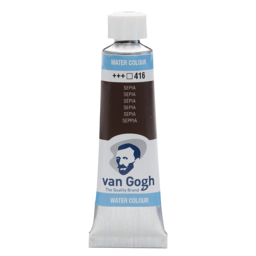 Van Gogh Aquarellfarbe Tube 10 ml Sepia 416 - Kidis Art