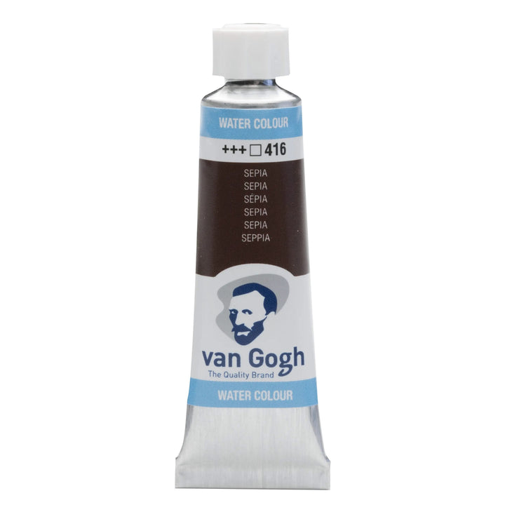 Van Gogh Aquarellfarbe Tube 10 ml Sepia 416 - Kidis Art