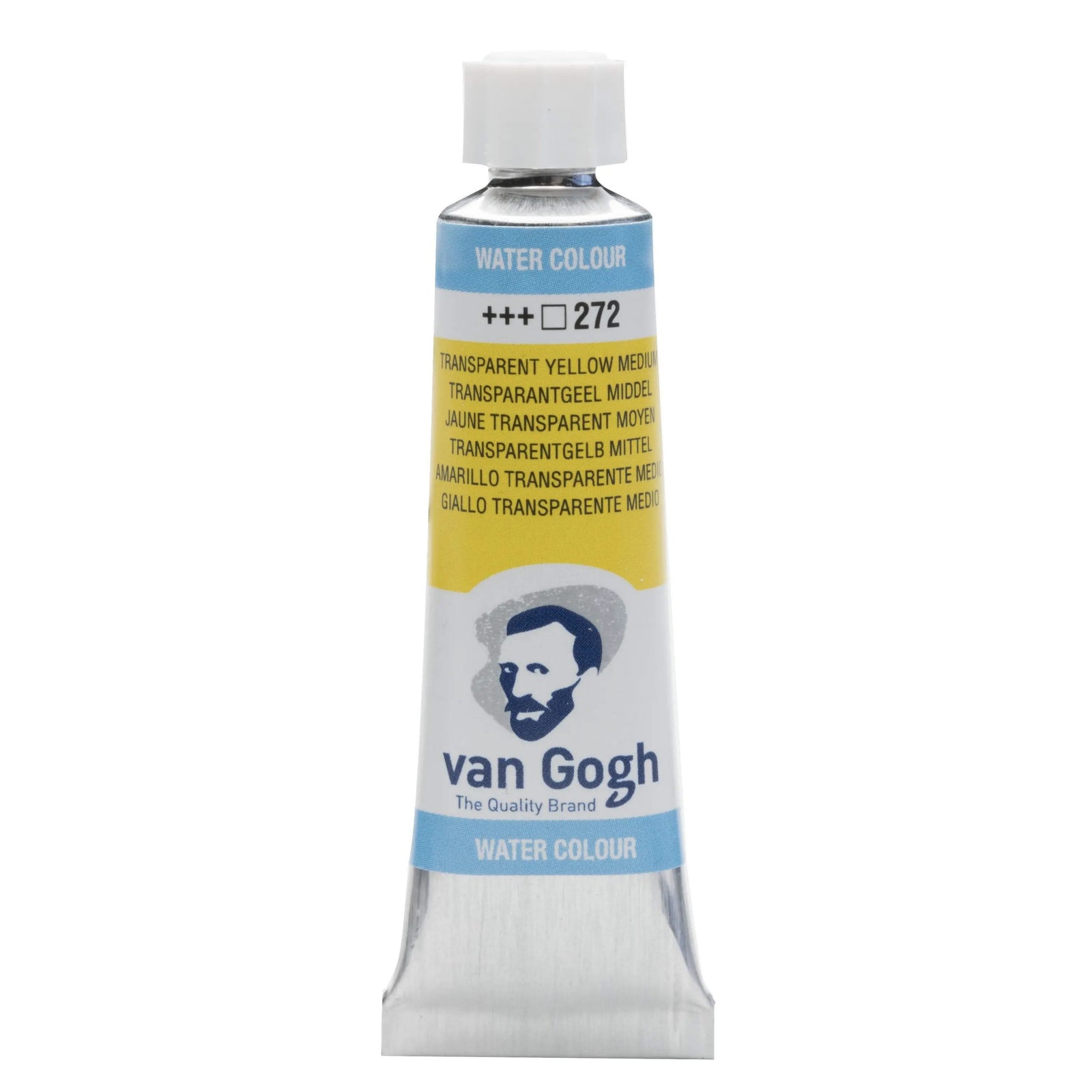 Van Gogh Aquarellfarbe Tube 10 ml Transparentgelb Mittel 272 - Kidis Art