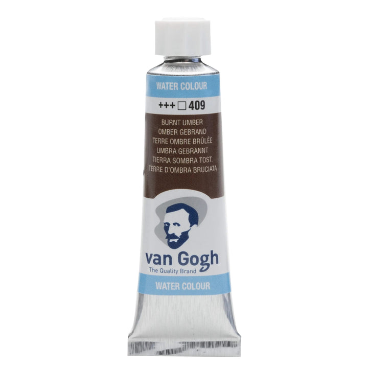 Van Gogh Aquarellfarbe Tube 10 ml Umbra Gebrannt 409 - Kidis Art