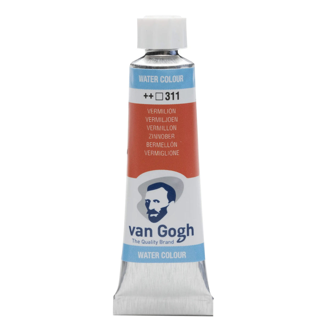 Van Gogh Aquarellfarbe Tube 10 ml Zinnober 311 - Kidis Art