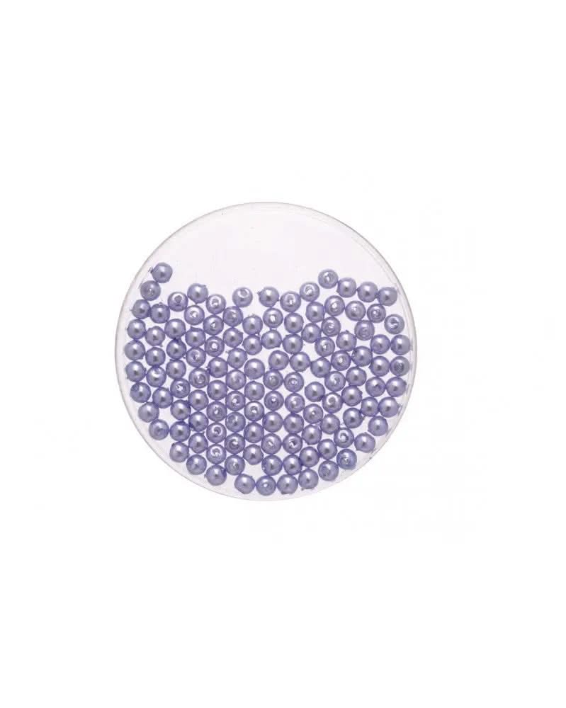 Wachsperlen blau 6mm 60St - Kidis Art