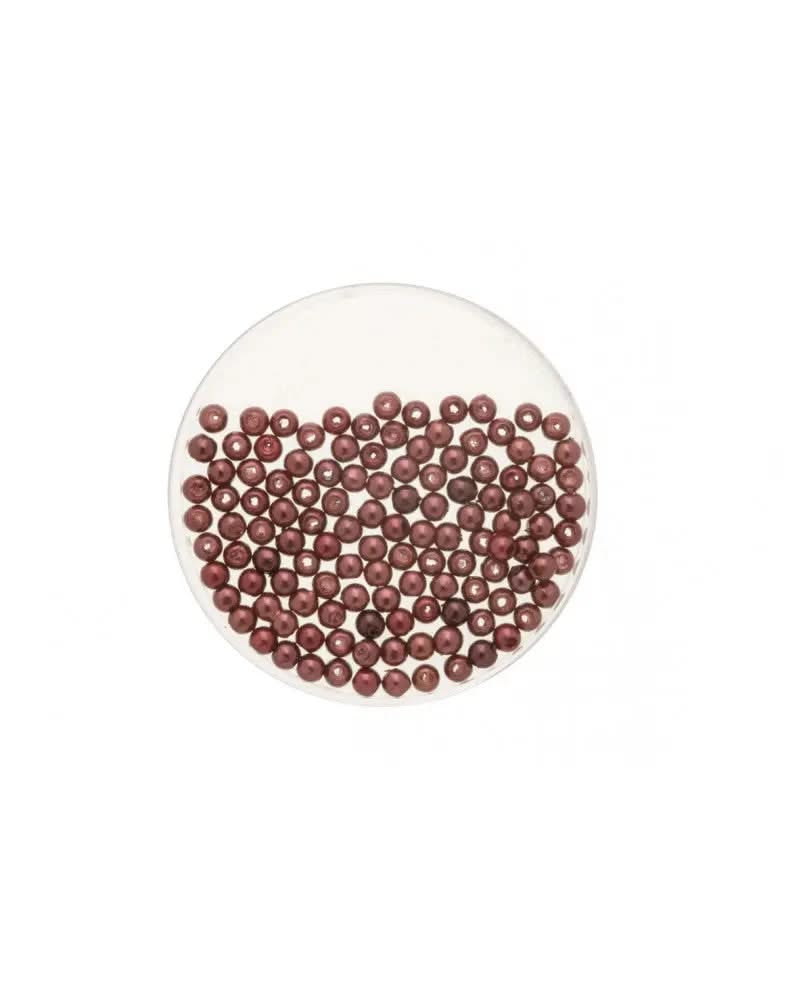 Wachsperlen weinrot 6mm 60St - Kidis Art
